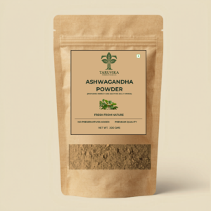 Taruvika 100% Pure Ashwagandha Powder – Natural Stress Relief & Energy Support