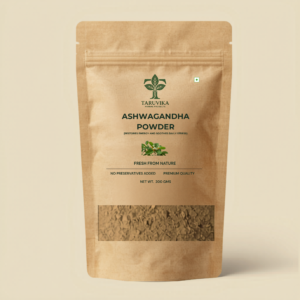 Taruvika 100% Pure Ashwagandha Powder – Natural Stress Relief & Energy Support